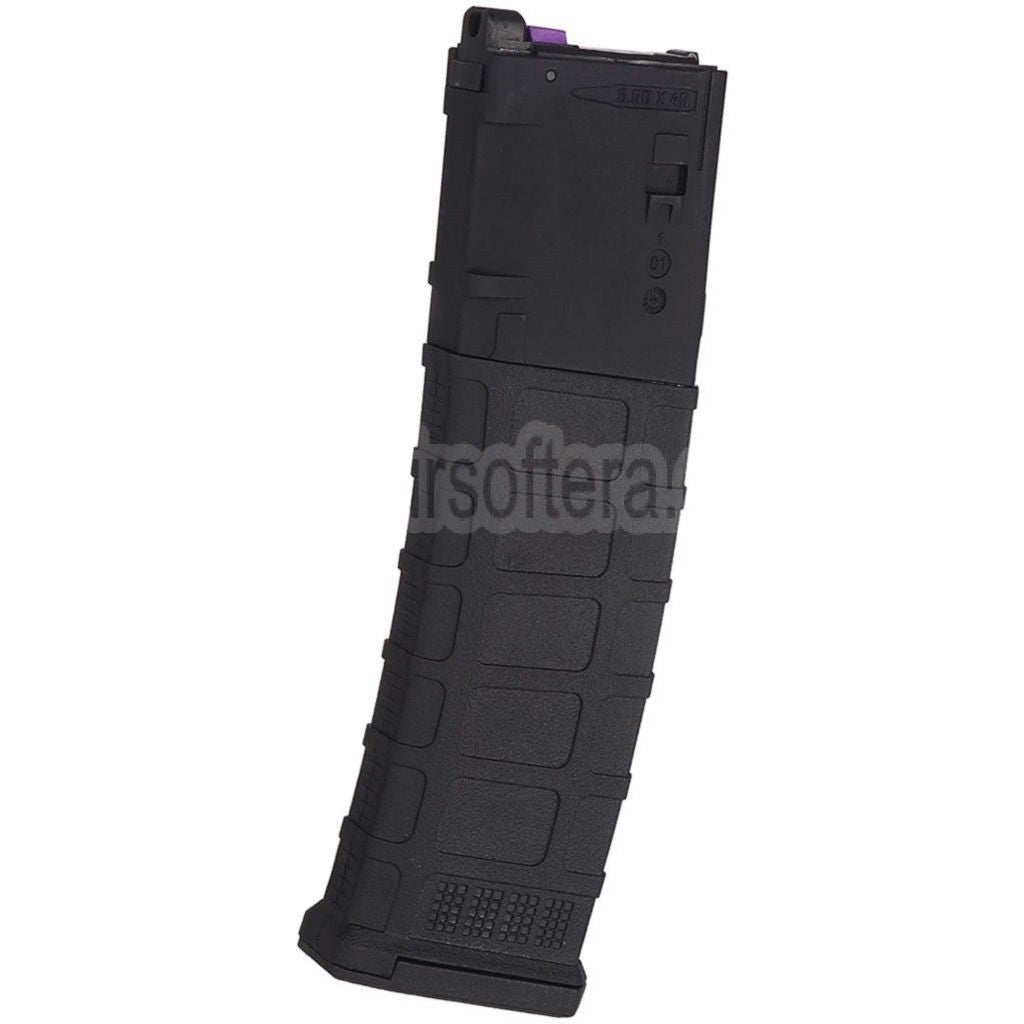 CYMA 44rd Polymer PMAG Gas Magazin Geeignet für CYMA CGS Tokyo Marui M4 Serie MWS GBB Gewehre Airsoft Schwarz