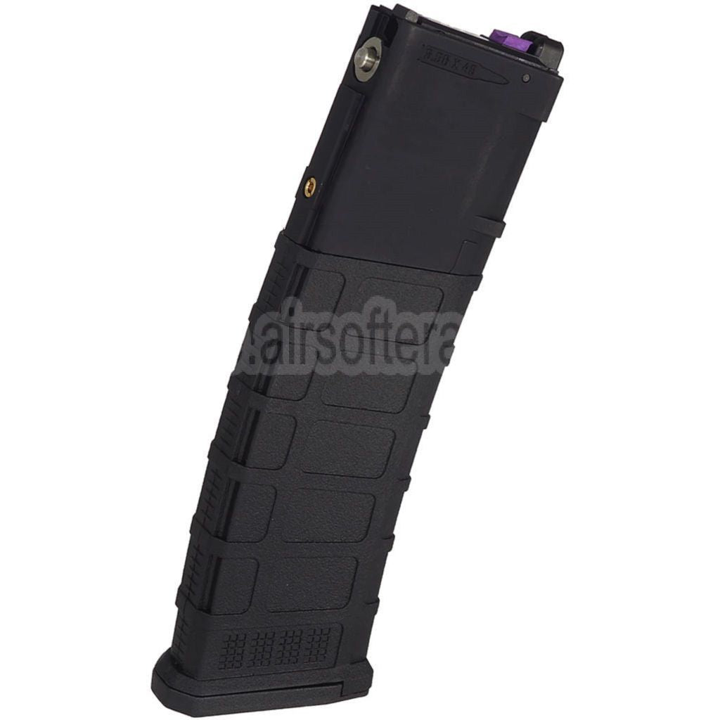 CYMA 44rd Polymer PMAG Gas Magazin Geeignet für CYMA CGS Tokyo Marui M4 Serie MWS GBB Gewehre Airsoft Schwarz