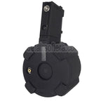 CYMA 500rd Elektrisch Schallsteuerung Wicklung Gas Trommelmagazin Geeignet für CYMA CGS Tokyo Marui M4 Serie MWS GBB Gewehre Airsoft Schwarz