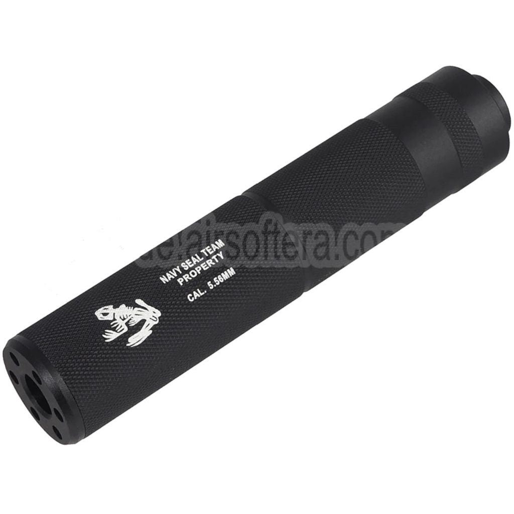 CYMA 155mm x 30mm Navy Seal Stil Schalldämpfers Geeignet für -14mm CCW Gewinde gegen den Uhrzeigersinn