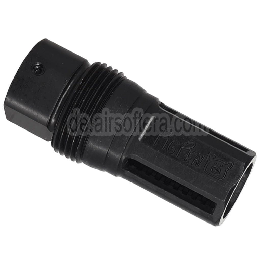 5KU 55mm Pig Pen Stil Feuerdämpfer -14mm CCW Gewinde gegen den Uhrzeigersinn