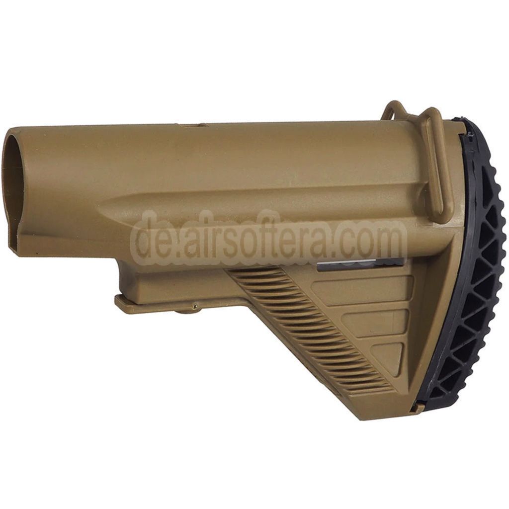 E&C E1 Stil Einziehbarer Schaft Geeignet für E&C HK417 G28 Serie AEG Gewehre Airsoft