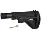 E&C Einziehbarer Schaft mit Röhre Geeignet für E&C HK417 G28 Serie AEG Gewehre Airsoft