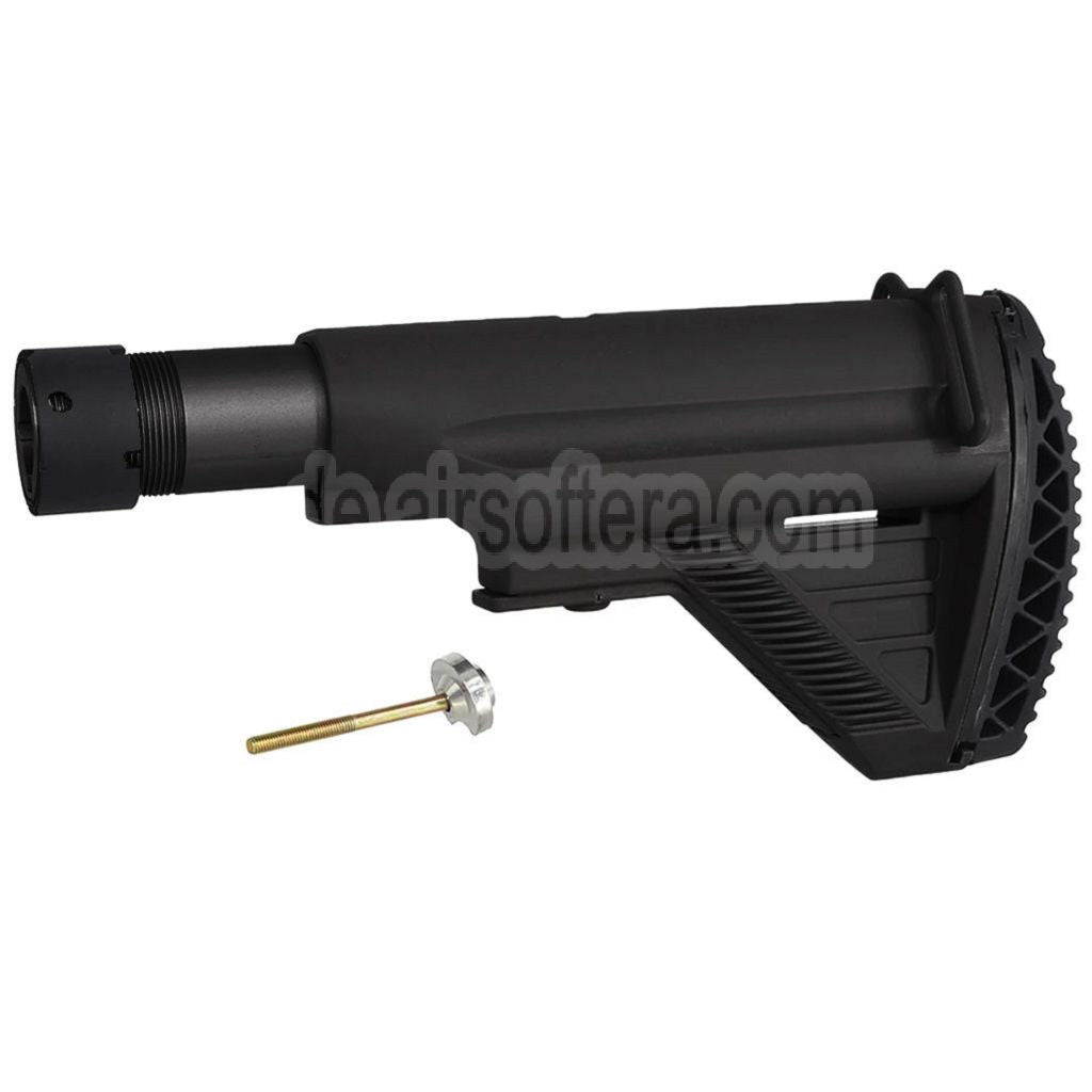 E&C Einziehbarer Schaft mit Röhre Geeignet für E&C HK417 G28 Serie AEG Gewehre Airsoft