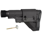 E&C DMR Stil Einziehbarer Schaft mit Röhre Geeignet für E&C HK417 G28 Serie AEG Gewehre Airsoft
