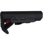 E&C MOD1 Stil Einziehbarer Schaft Geeignet für AR M4 M16 Serie AEG Gewehre Airsoft Schwarz