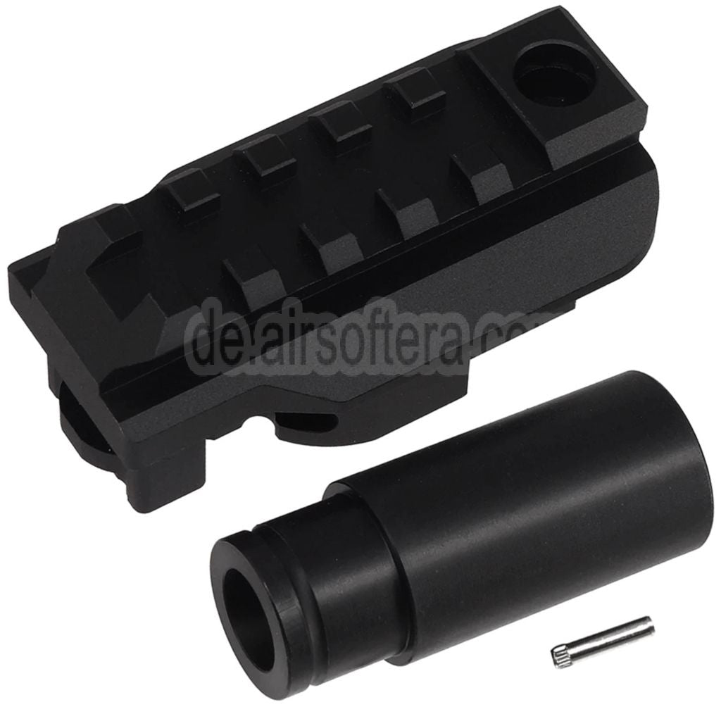 5KU M1913 Picatinny Schiene Schaftadapter Geeignet für JMAC MCX Folding Mech Archwick B&T AIR APC9K GBB SMG Gewehre Schwarz