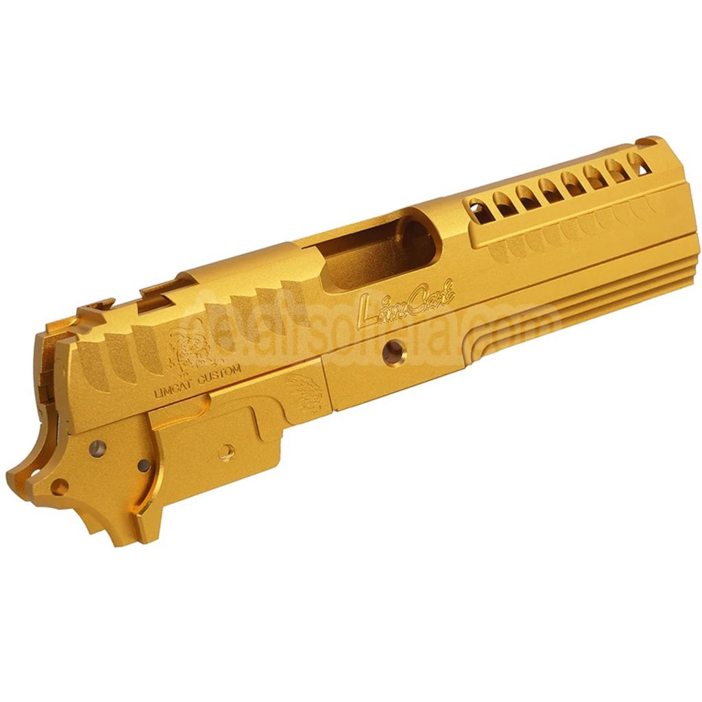 5KU CNC Aluminum LimCat Custom Stil Mitte Rahmen Schlitten Set Geeignet für Tokyo Marui Hi-Capa 4.3 Serie GBB Pistolen Airsoft