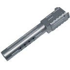 5KU CNC Aluminum BRA Stil Ported Außenlauf Geeignet für Tokyo Marui G19 Gen.3 Serie GBB Pistolen Airsoft