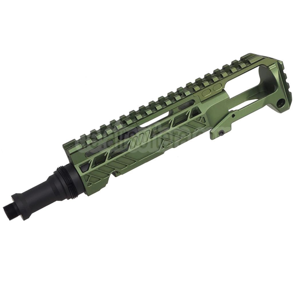 5KU Karabinergewehr Umbausatz Typ-A mit M1913 Schienenschaft Adapter Geeignet für Action Army AAP-01 Serie GBB Pistolen Airsoft