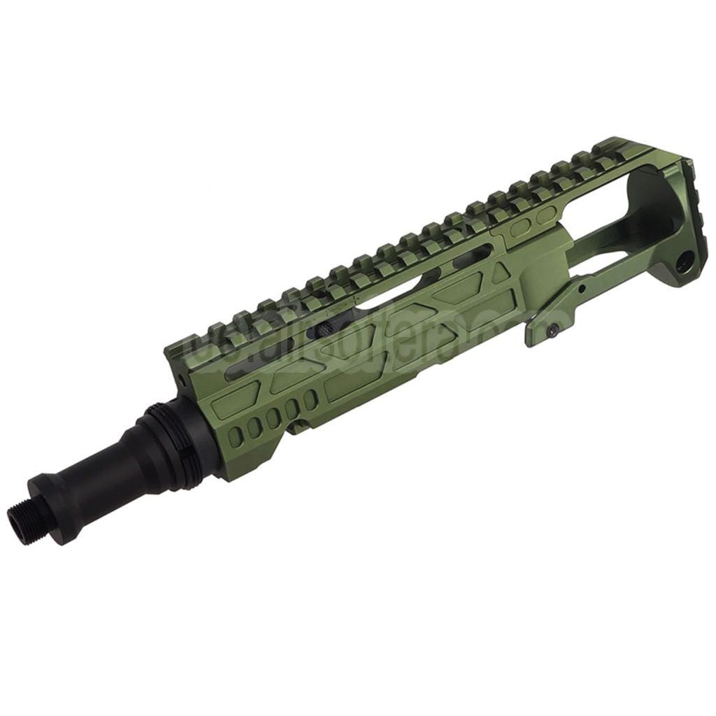 5KU Karabinergewehr Umbausatz Typ-C mit M1913 Schienenschaft Adapter Geeignet für Action Army AAP-01 Serie GBB Pistolen Airsoft