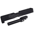 Bomber Airsoft CNC Aluminum Wilson Combat Stil Schlitten Lauf Set Geeignet für Tokyo Marui G19 Gen4 Serie GBB Pistolen Schwarz
