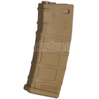E&C 120rd Polymer PMAG Mid-Cap Magazin Geeignet für M4 M16 Serie AEG Gewehre Airsoft