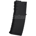 E&C 120rd Polymer Mid-Cap Magazin Geeignet für M4 M16 Serie AEG Gewehre Airsoft Schwarz