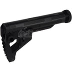 E&C Pit Stil PDW Schaft Geeignet für AR M4 M16 Serie AEG Gewehre Airsoft Schwarz