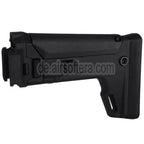 PTS Erweitert Polymer E9 Masada Seitlich klappbarer Schaft mit Adapter Geeignet für ASG CZ Scorpion EVO AEG Gewehre Airsoft Schwarz