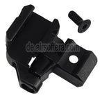 E&C Schaftscharnieradapter Geeignet für 20mm Picatinny Schiene E&C SIG MPX MCX Serie Gewehre Airsoft Schwarz