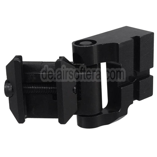 5KU Schaftscharnieradapter Geeignet für 20mm Picatinny Schiene PT-1 PT-3 Serie Klappschaft Schwarz
