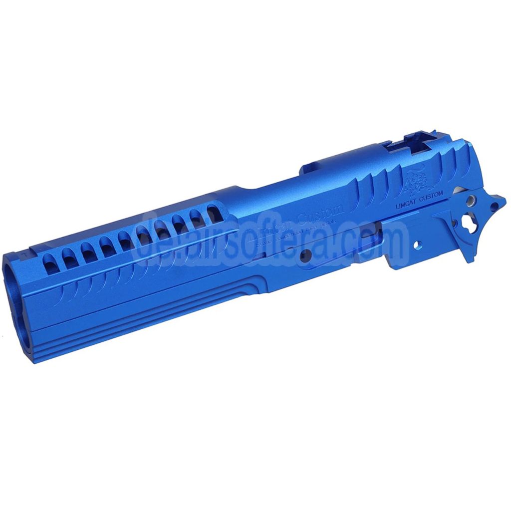 5KU CNC Aluminum LimCat Custom Stil Mitte Rahmen Schlitten Set Geeignet für Tokyo Marui Hi-Capa 5.1 Serie GBB Pistolen Airsoft