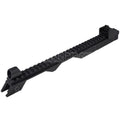 AirsoftEra 340mm Obere Schiene mit Vorderem Hinterem Visier Geeignet für G36 Serie AEG Gewehre Schwarz
