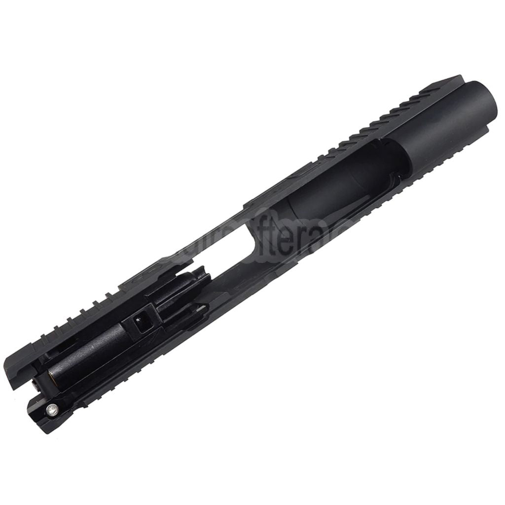 Bomber Airsoft CNC Aluminum TRIARC System Stil Lauf Schlitten Mitte Rahmen Kit Set Geeignet für Tokyo Marui Hi-Capa Serie GBB Pistolen Titangrau