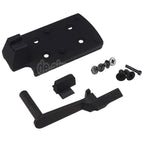 Bomber Airsoft CNC Aluminum TRIARC System Stil Lauf Schlitten Mitte Rahmen Kit Set Geeignet für Tokyo Marui Hi-Capa Serie GBB Pistolen Titangrau