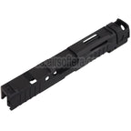 Bomber Airsoft CNC Edelstahl P320 NOS Stil Lauf mit Kompensator Schlitten Set Geeignet für SIG Air VFC M17 M18 Serie GBB Pistolen
