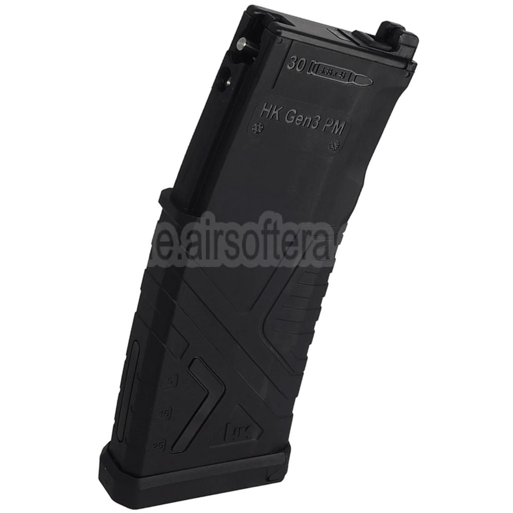 GHK 32rd Co2 Magazin Geeignet für GHK HK416A5 G5 MK12 MK18 M4 Serie GBB Gewehre Airsoft Schwarz