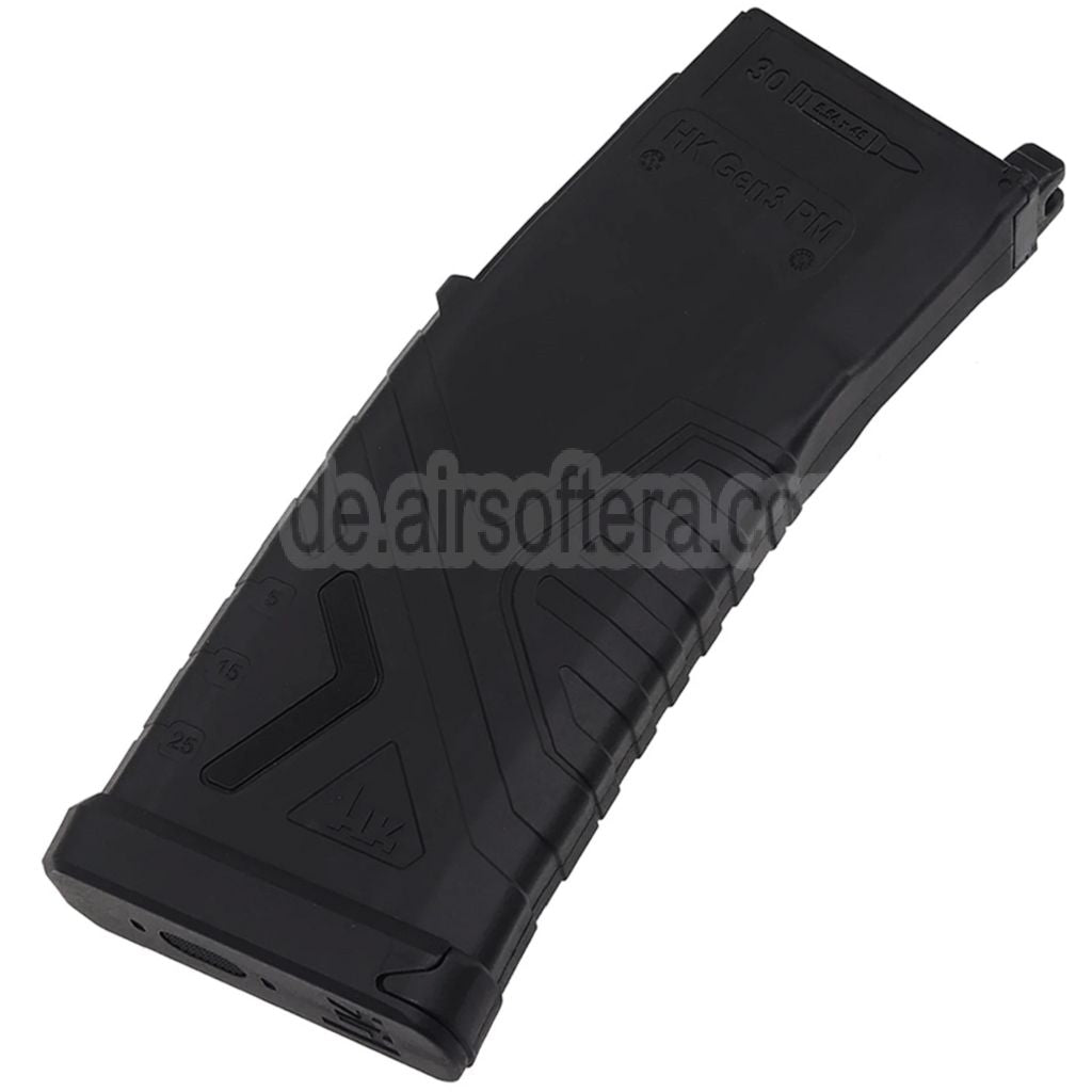 GHK 32rd Co2 Magazin Geeignet für GHK HK416A5 G5 MK12 MK18 M4 Serie GBB Gewehre Airsoft Schwarz