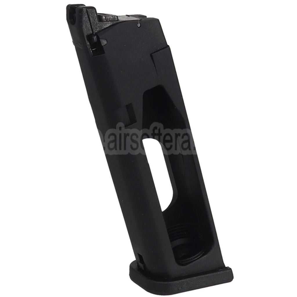 GHK 20rd Co2 Magazin Geeignet für GHK G17 Gen3 Gen5 G45 Serie GBB Pistolen Airsoft Schwarz