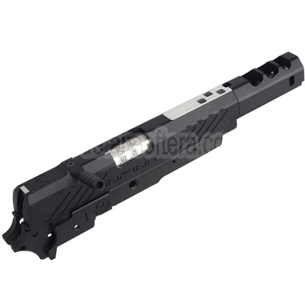 5KU CNC Aluminum Infinity IMM Stil Lauf Schlitten Mitte Rahmen Kit Komplett Set Geeignet für Tokyo Marui Hi-Capa Serie GBB Pistolen Airsoft