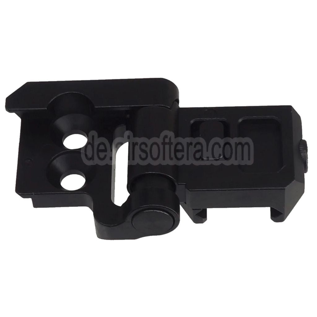 5KU Klappschaftgelenk Geeignet für 20mm Picatinny M1913 Schienenschnittstelle Schwarz