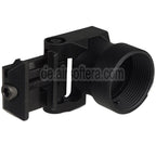 5KU Klappbarer Schaftrohradapter Geeignet für 20mm Picatinny M1913 Schienenschnittstelle Schwarz
