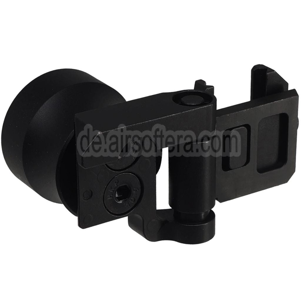 5KU Klappbarer Schaftrohradapter Geeignet für 20mm Picatinny M1913 Schienenschnittstelle Schwarz