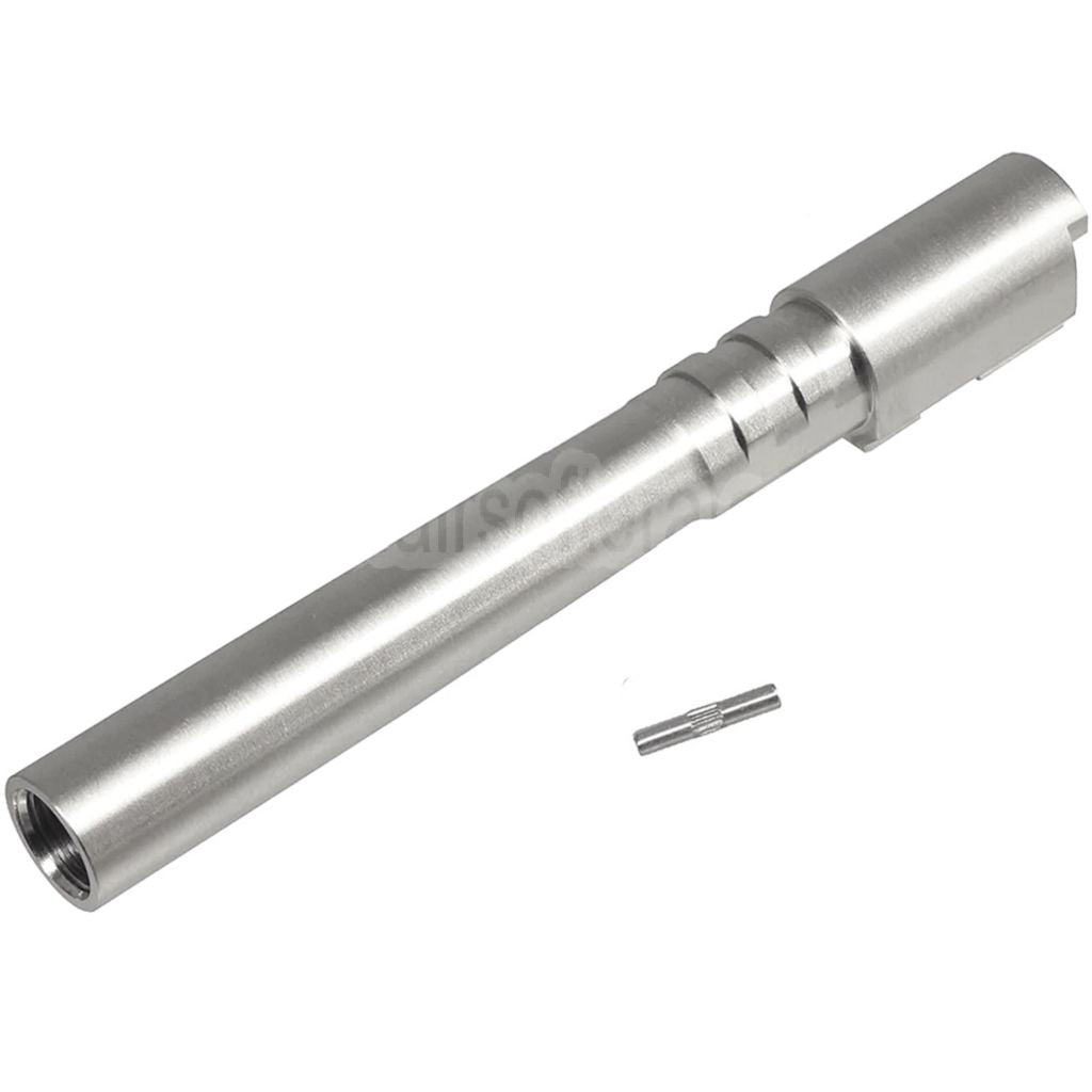 5KU Edelstahl äußere Lauf +11mm CW Gewinde im Uhrzeigersinn Geeignet für KJ Works ASG CZ Shadow2 Serie GBB Pistolen Airsoft