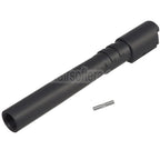5KU Edelstahl äußere Lauf +11mm CW Gewinde im Uhrzeigersinn mit Bushing Geeignet für KJ Works ASG CZ Shadow2 Orange Serie GBB Pistolen Airsoft