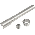 5KU Edelstahl äußere Lauf +11mm CW Gewinde im Uhrzeigersinn mit Bushing Geeignet für KJ Works ASG CZ Shadow2 Orange Serie GBB Pistolen Airsoft