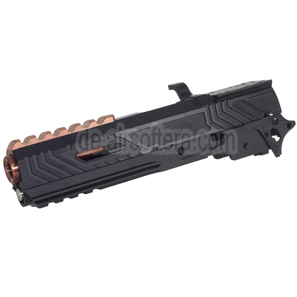 5KU CNC Aluminum Limcat Wildcat Tracker Carry Optik Lauf Schlitten Mitte Rahmen Kit Geeignet für Tokyo Marui Hi-Capa Serie GBB Pistolen Airsoft