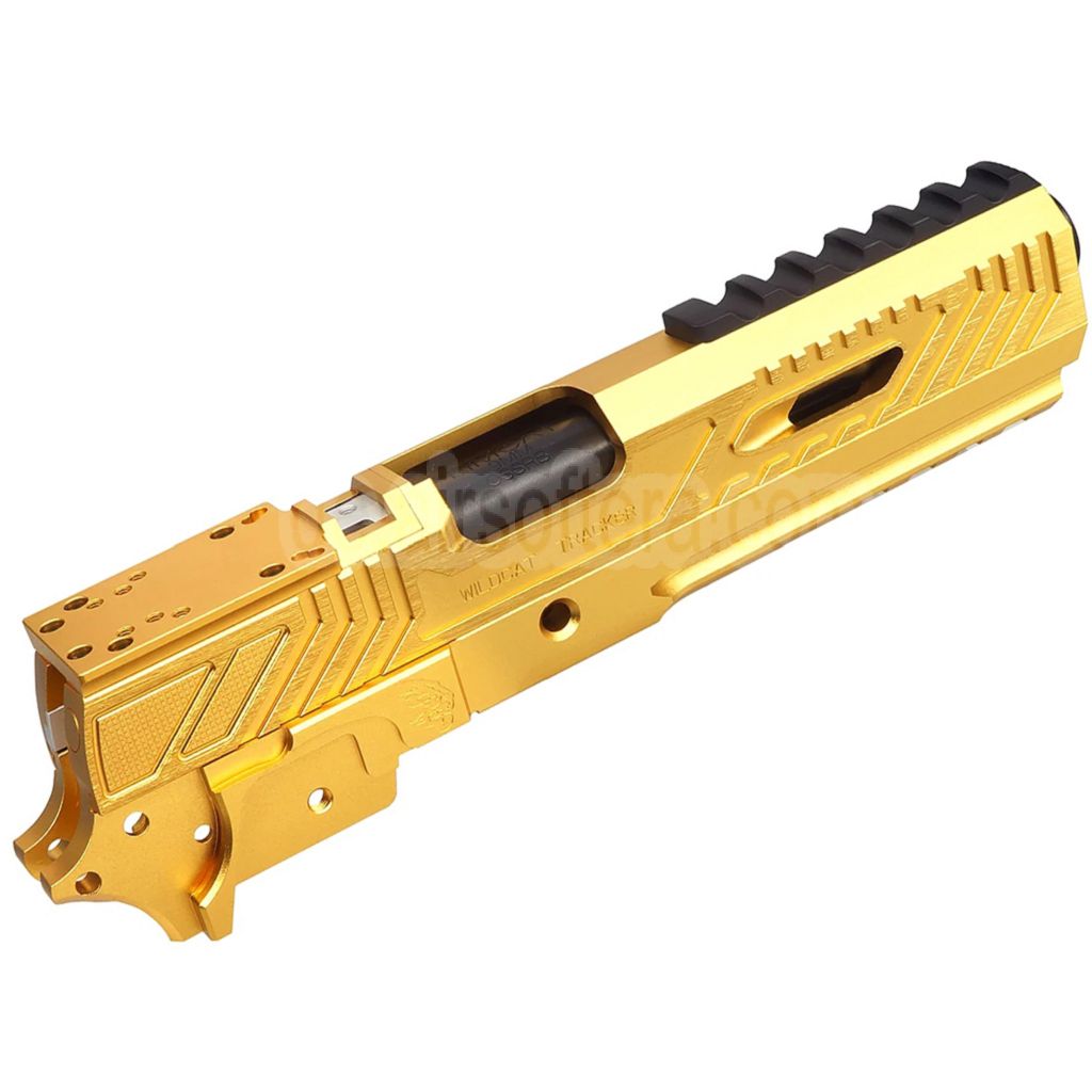 5KU CNC Aluminum Limcat Wildcat Tracker Carry Optik Lauf Schlitten Mitte Rahmen Kit Geeignet für Tokyo Marui Hi-Capa Serie GBB Pistolen Airsoft