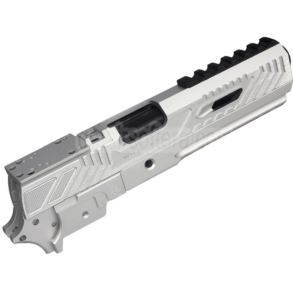 5KU CNC Aluminum Limcat Wildcat Tracker Carry Optik Lauf Schlitten Mitte Rahmen Kit Geeignet für Tokyo Marui Hi-Capa Serie GBB Pistolen Airsoft
