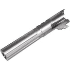 5KU 4.3 Zoll Edelstahl Gerade geriffelt äußere Lauf +11mm CW Im Uhrzeigersinn Gewinde Geeignet für Hi-Capa 4.3 Serie GBB Pistolen Airsoft